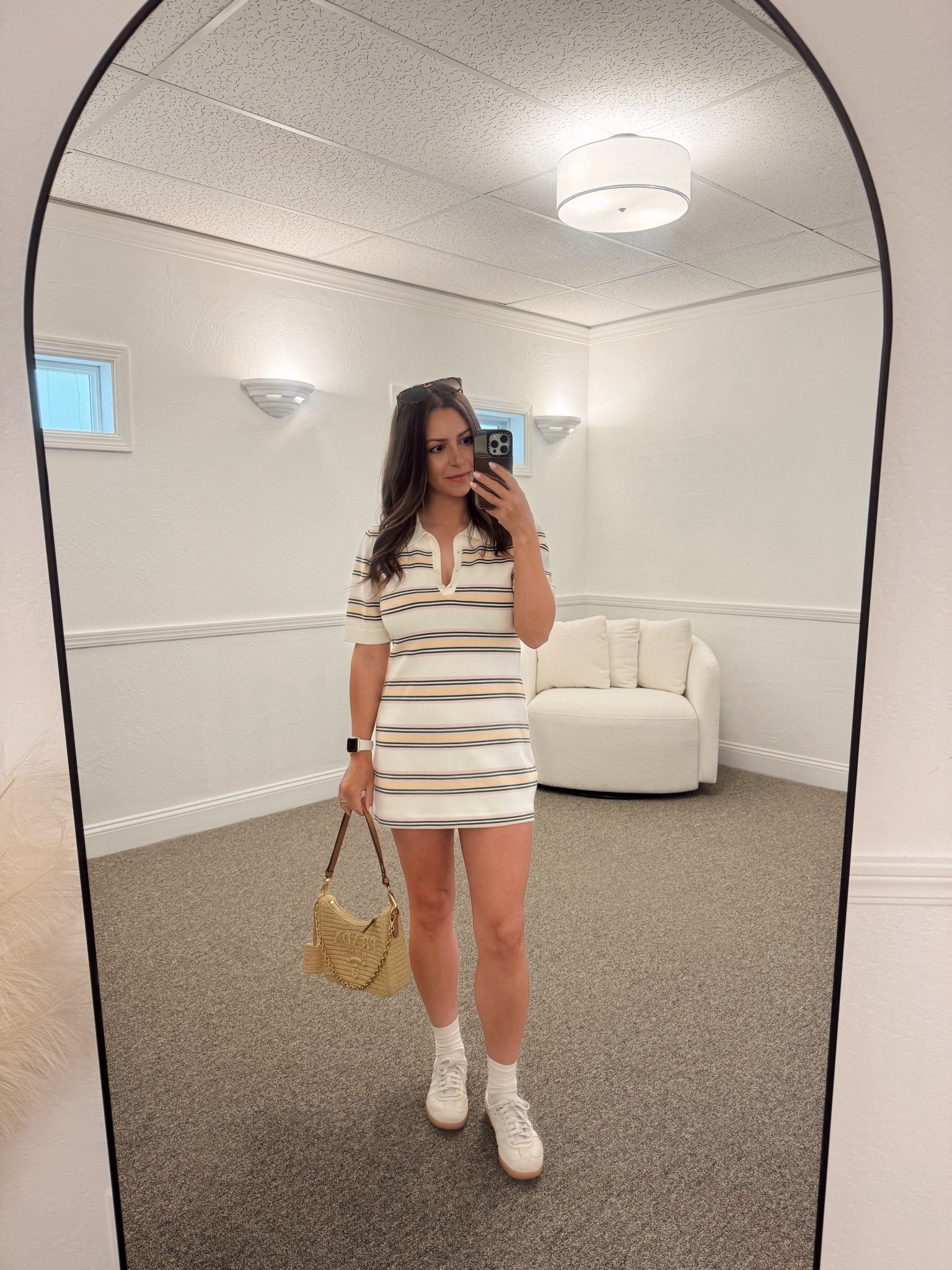 hadley cotton polo sweater dress _ashleyarana on LTK