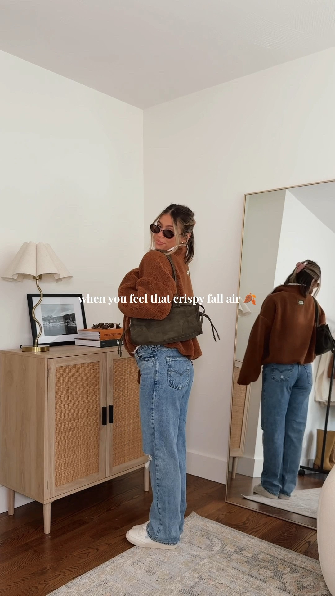 Easy fall outfit!! Best jeans everrrr - medium fleecee

#LTKPetite #LTKStyleTip #LTKSeasonal