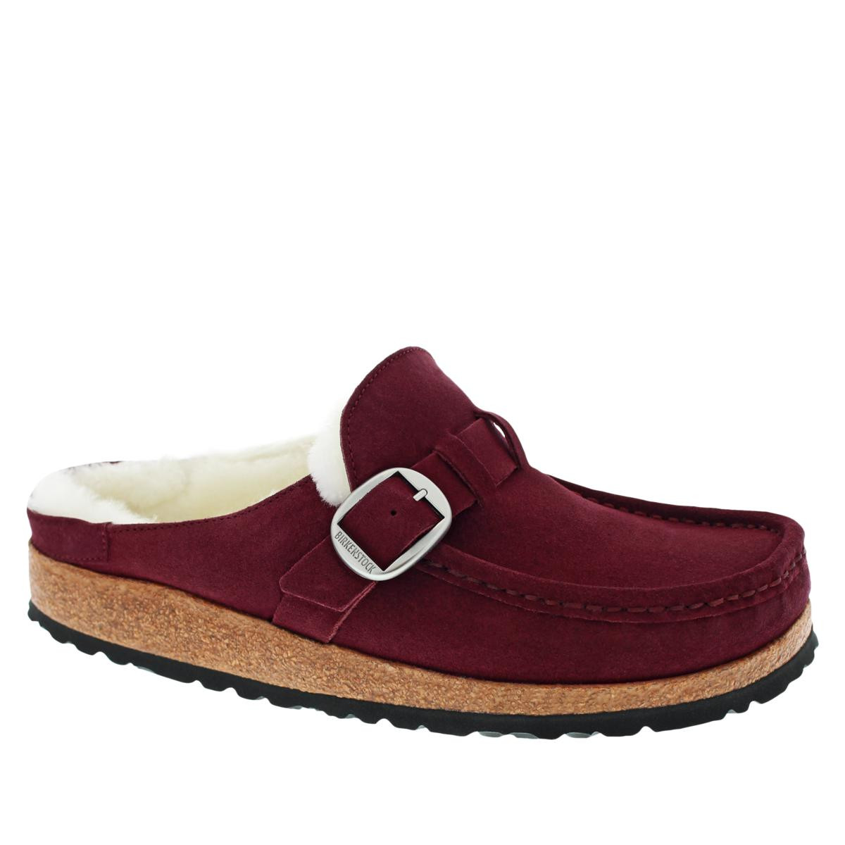 Birkenstock Buckley Leather Shearling Clog | HSN