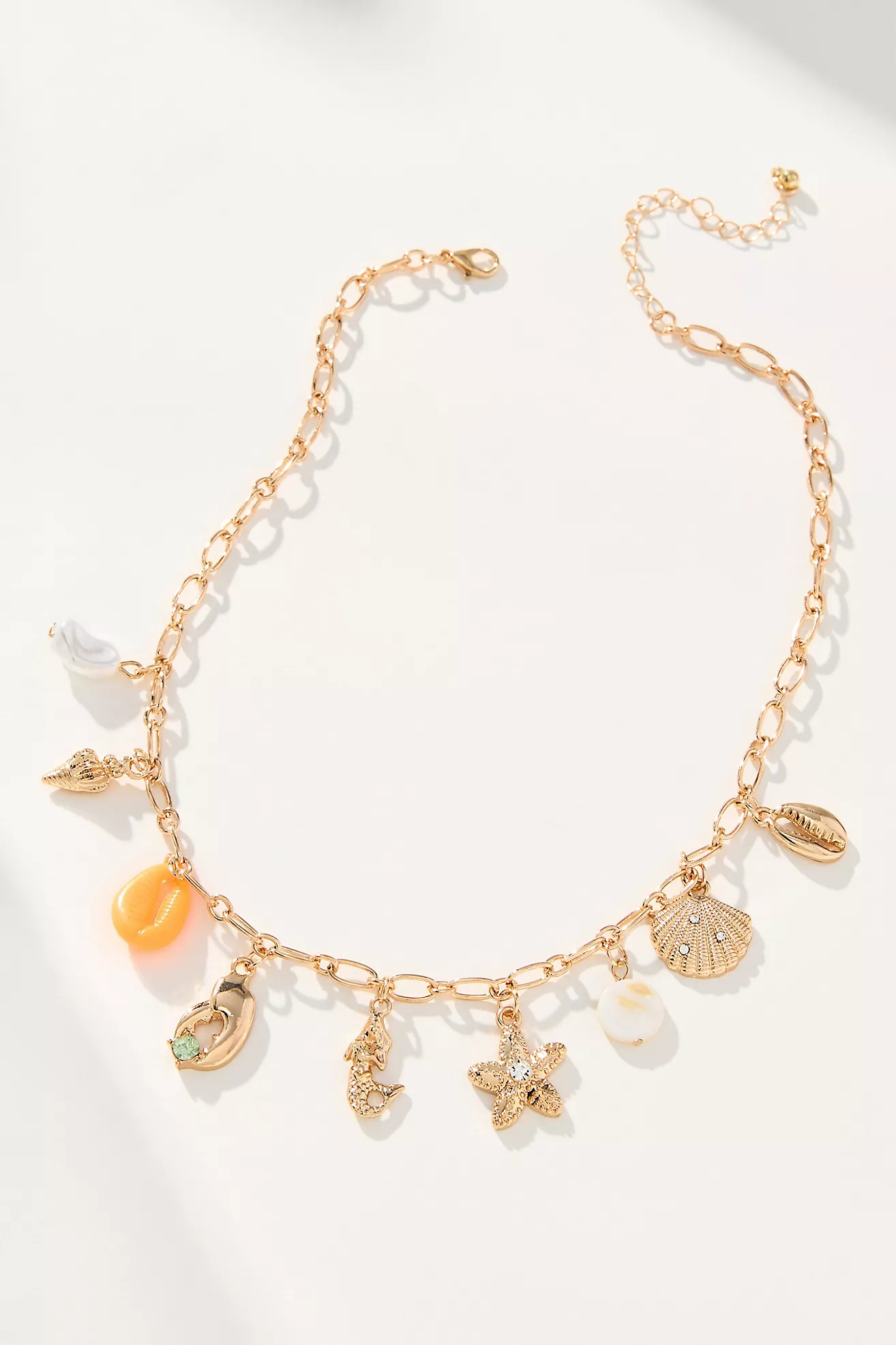 Lulla Seashell Charm Necklace | Anthropologie (US)