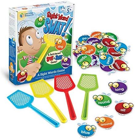 Amazon.com: Learning Resources Sight Word Swat a Sight Word Game, Home School, Visual, Tactile an... | Amazon (US)