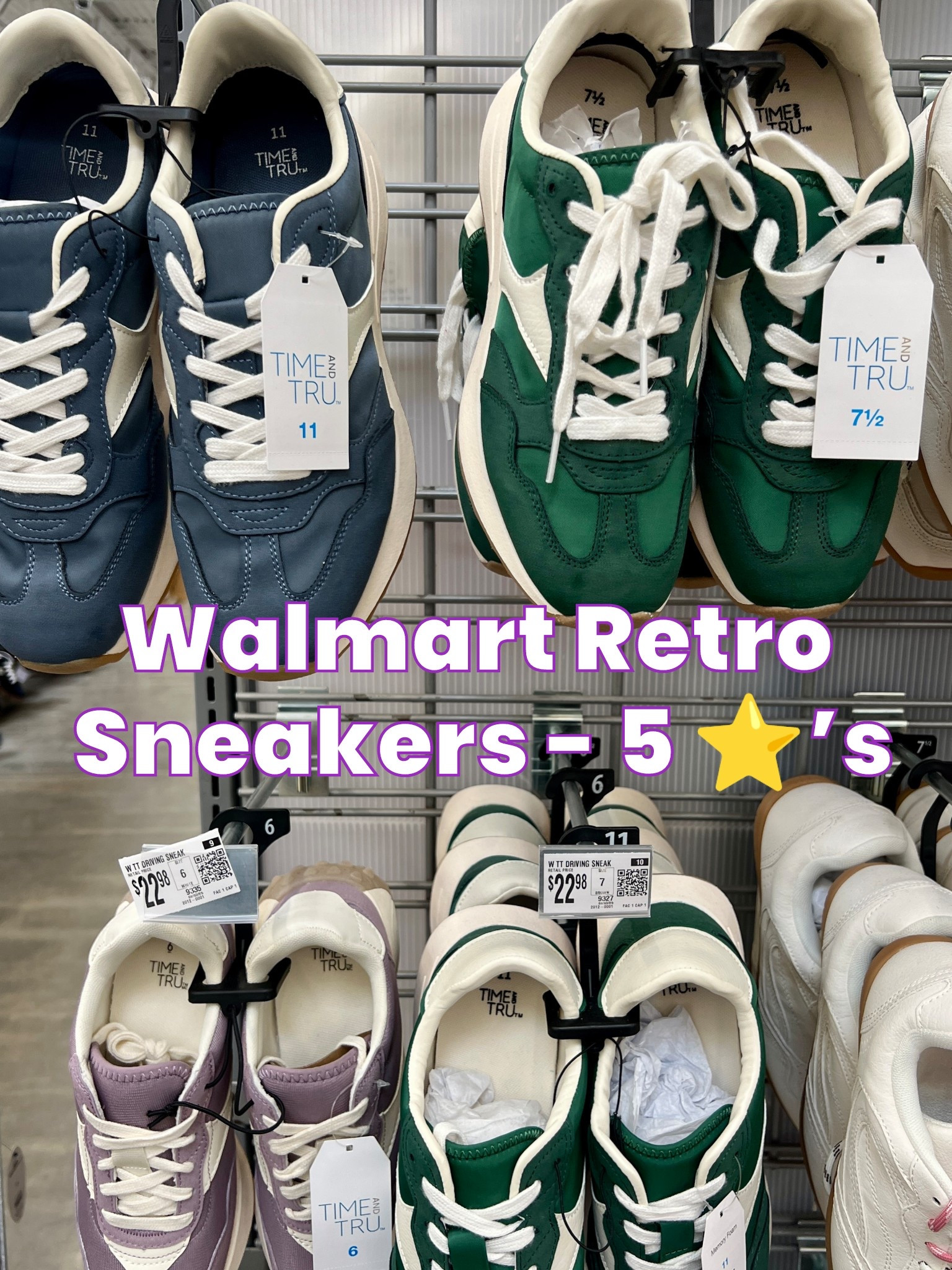 $23 retro sneakers 👟 from Walmart are super cute and chic! 

#LTKSaleAlert #LTKShoeCrush #LTKFindsUnder50