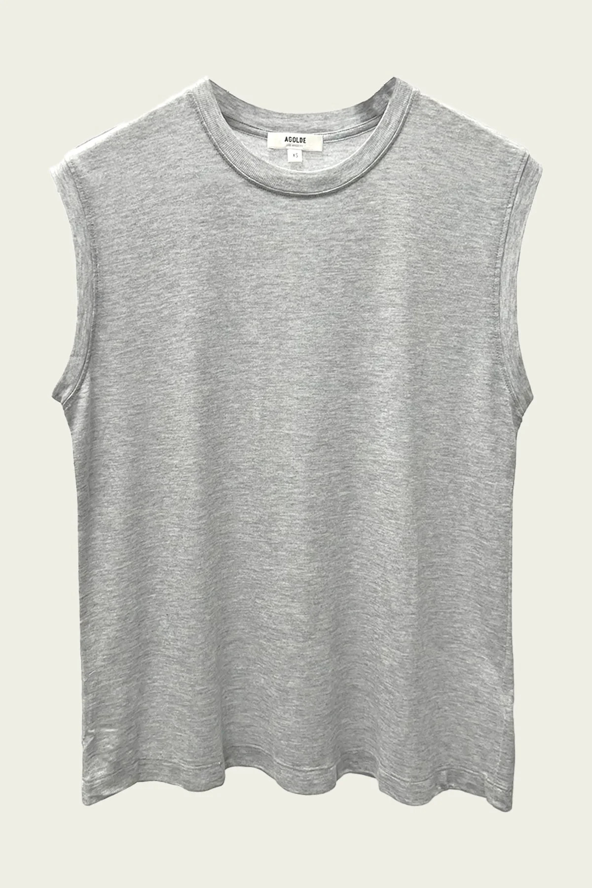 Raya Muscle Tee in Grey Heather | Shop Olivia