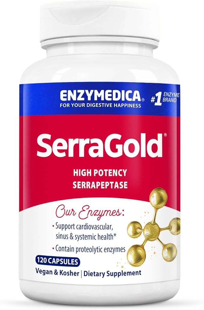 Enzymedica, SerraGold, Supports Recovery, Immune and Cardiovascular System, Natural Supplement, 1... | Amazon (US)