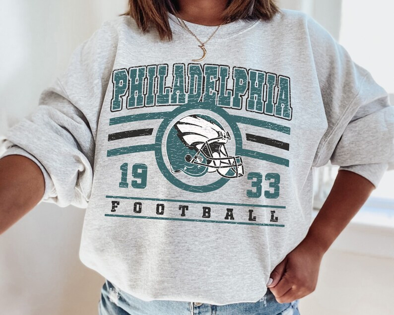 Philadelphia Football 1933 Helmet Retro Distressed Vintage - Etsy | Etsy (US)