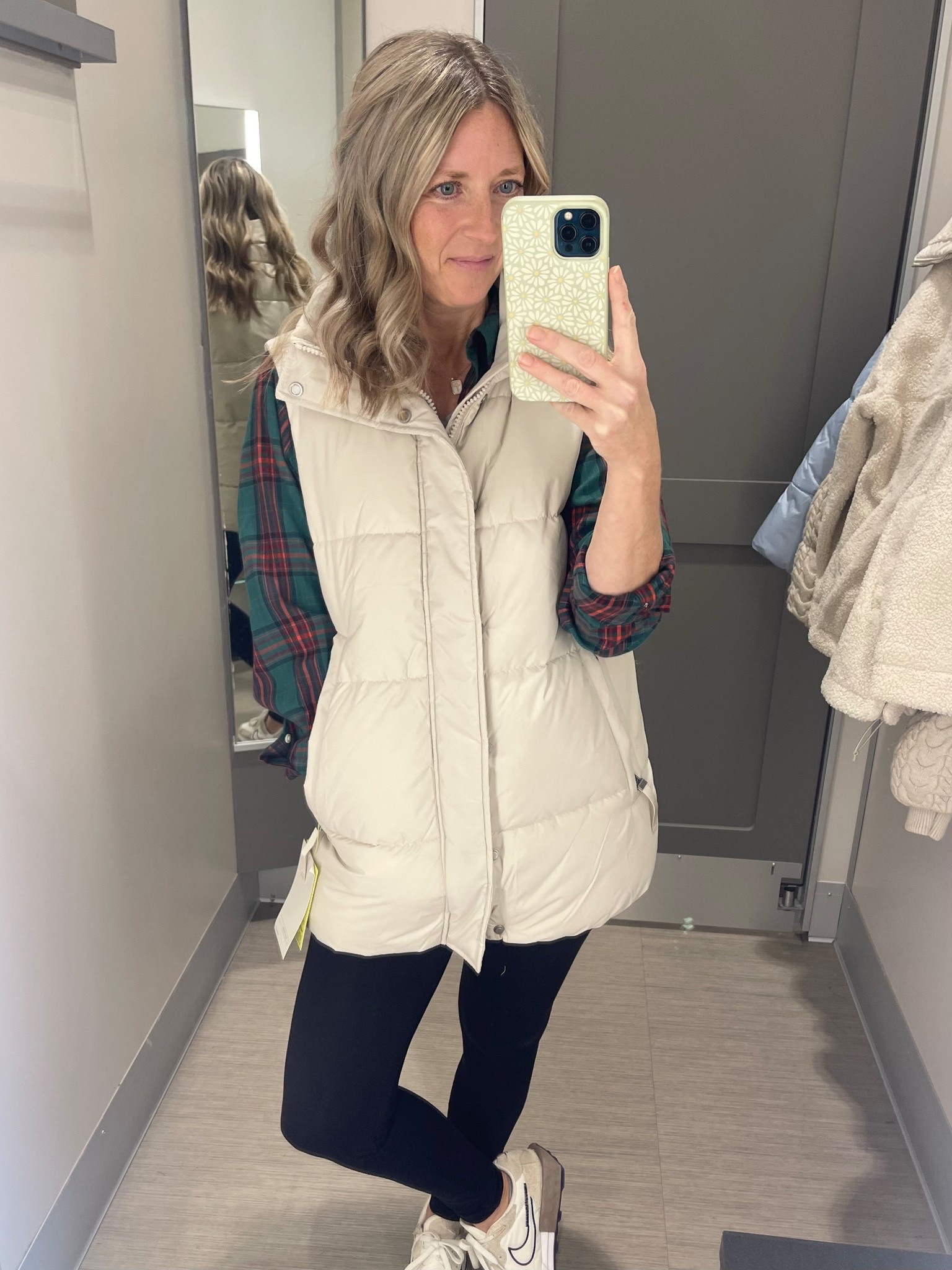 All in Motion long puffer vest-small
Target flannel-medium 

#LTKFindsUnder50 #LTKStyleTip #LTKSeasonal