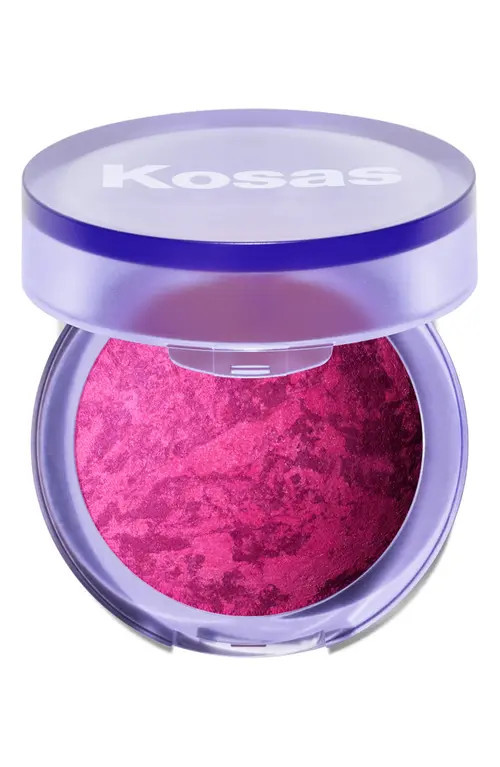 Kosas Blush is Life Baked Dimensional + Brightening Blush in Cool Vibrant Berry at Nordstrom | Nordstrom