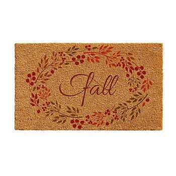 Calloway Mills Fall Wreath Outdoor Rectangular Doormat | JCPenney