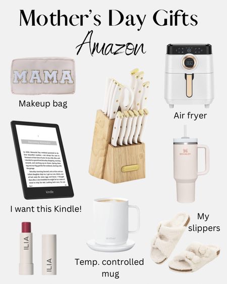 Amazon mother’s day gifts. Amazon kitchen favorites. Kindle paper white. white knives. Ember mug. My favorite slippers and tinted lip balm!

#LTKhome #LTKbeauty #LTKunder50