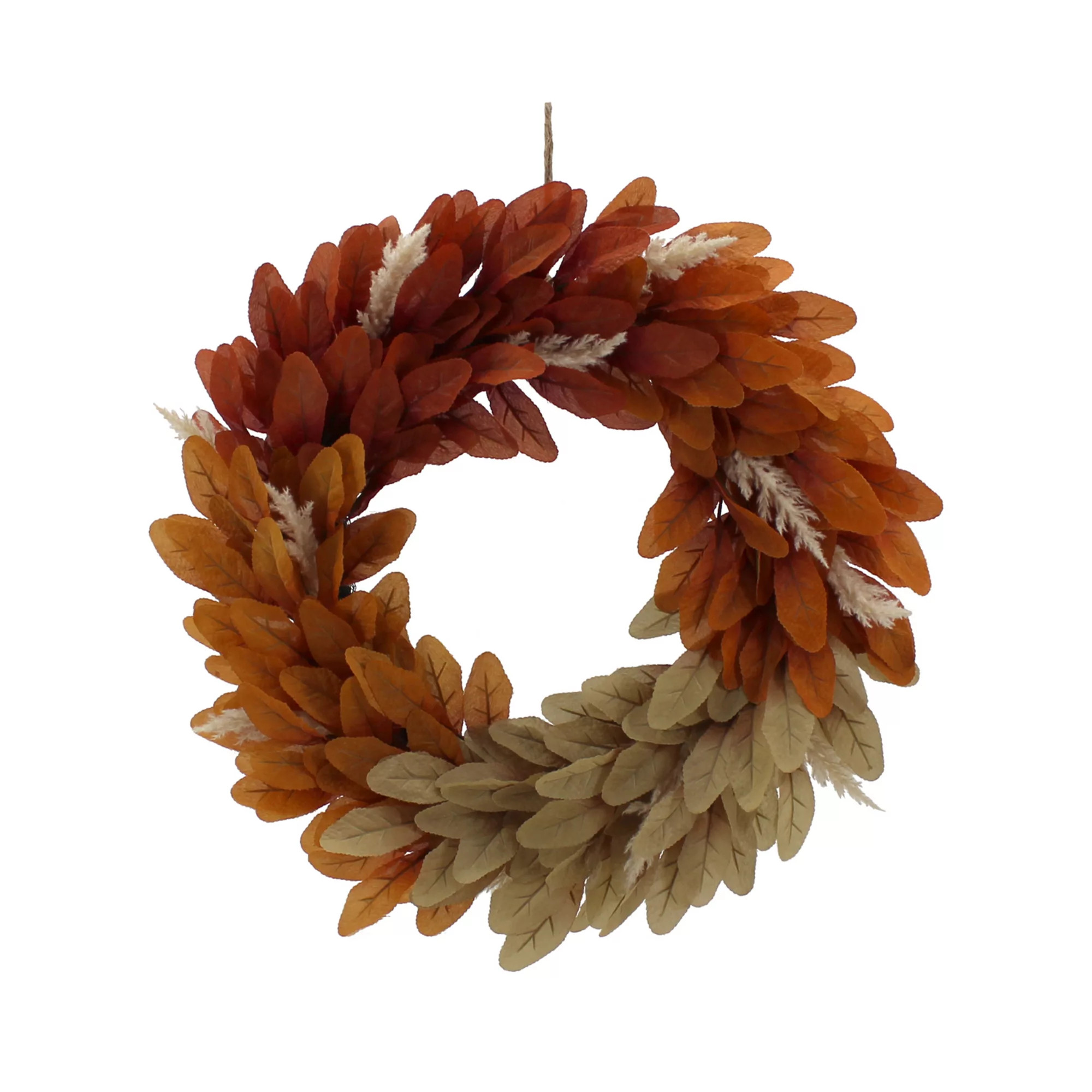 Sonoma Goods For Life® Tonal Neutral Leaf Artificial Wreath | Kohl's