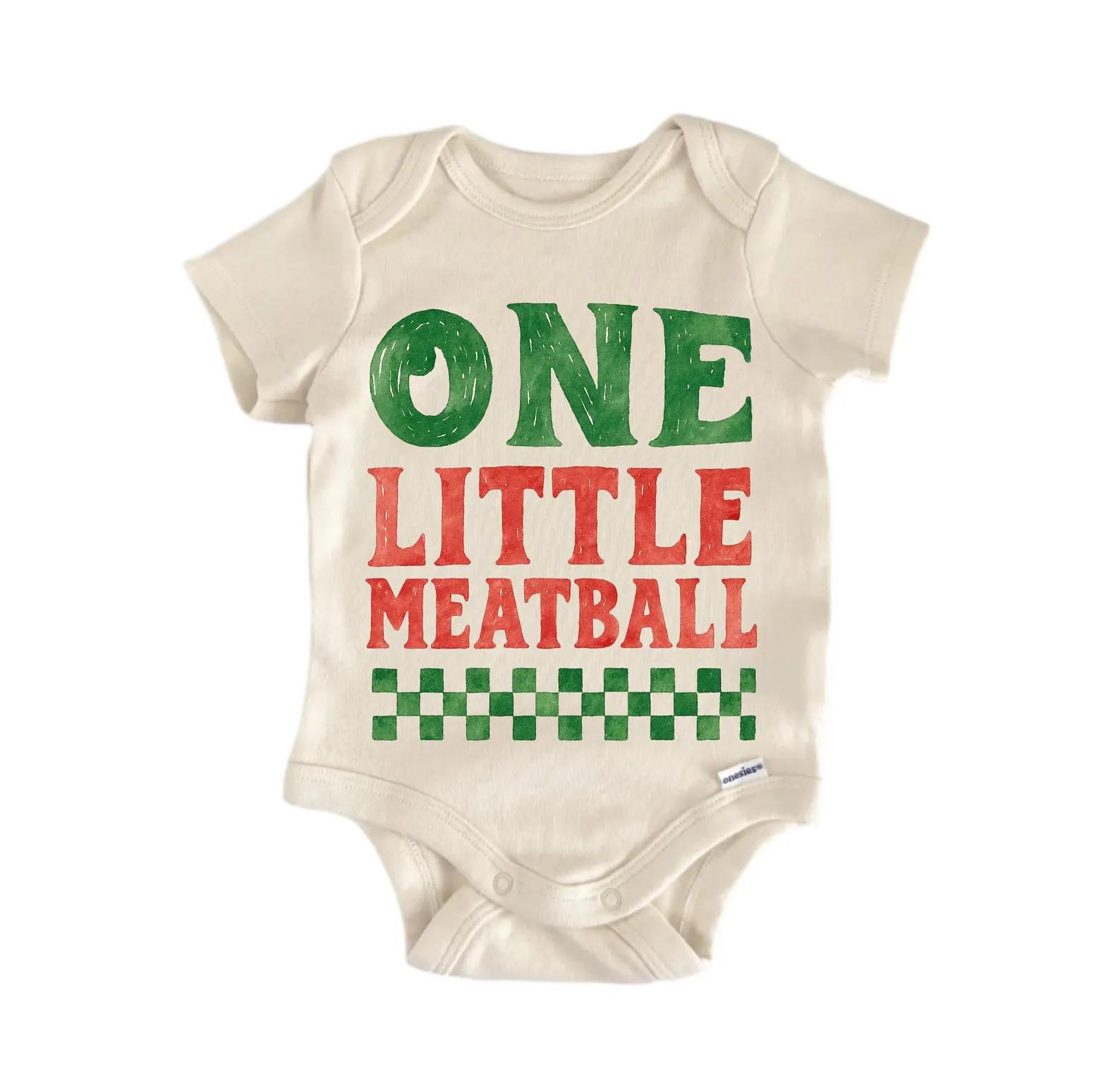 One Meatball Birthday Italian Onesie® Newborn Cotton Onesie® Baby Shower Gift | Etsy (Global)