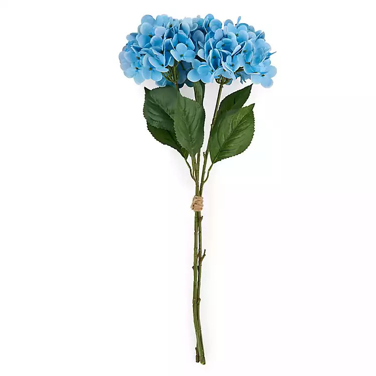 Realistic Blue Hydrangea Bundle, 26 in. | Kirklands