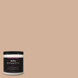 BEHR DYNASTY 8 oz. #S210-3 Sweet Tea Eggshell Enamel Stain-Blocking Interior Paint and Primer Sam... | The Home Depot