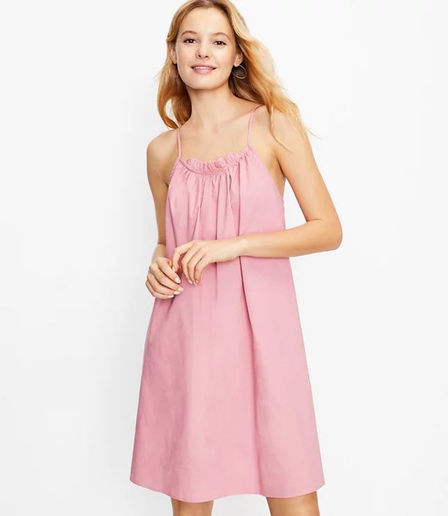 Tie Back Swing Dress | LOFT