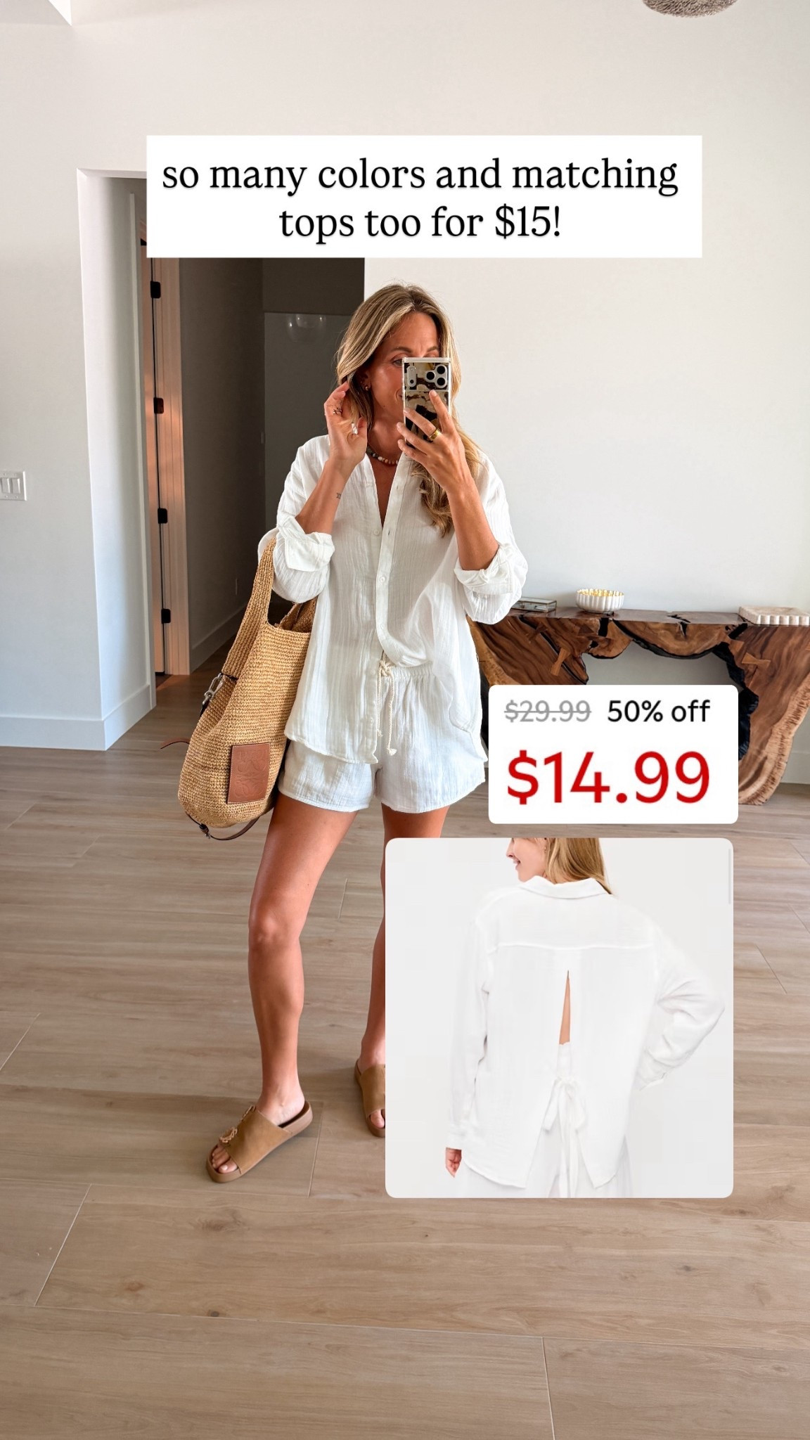 Size medium gauze set 

#LTKSwim #LTKootd #LTKSaleAlert