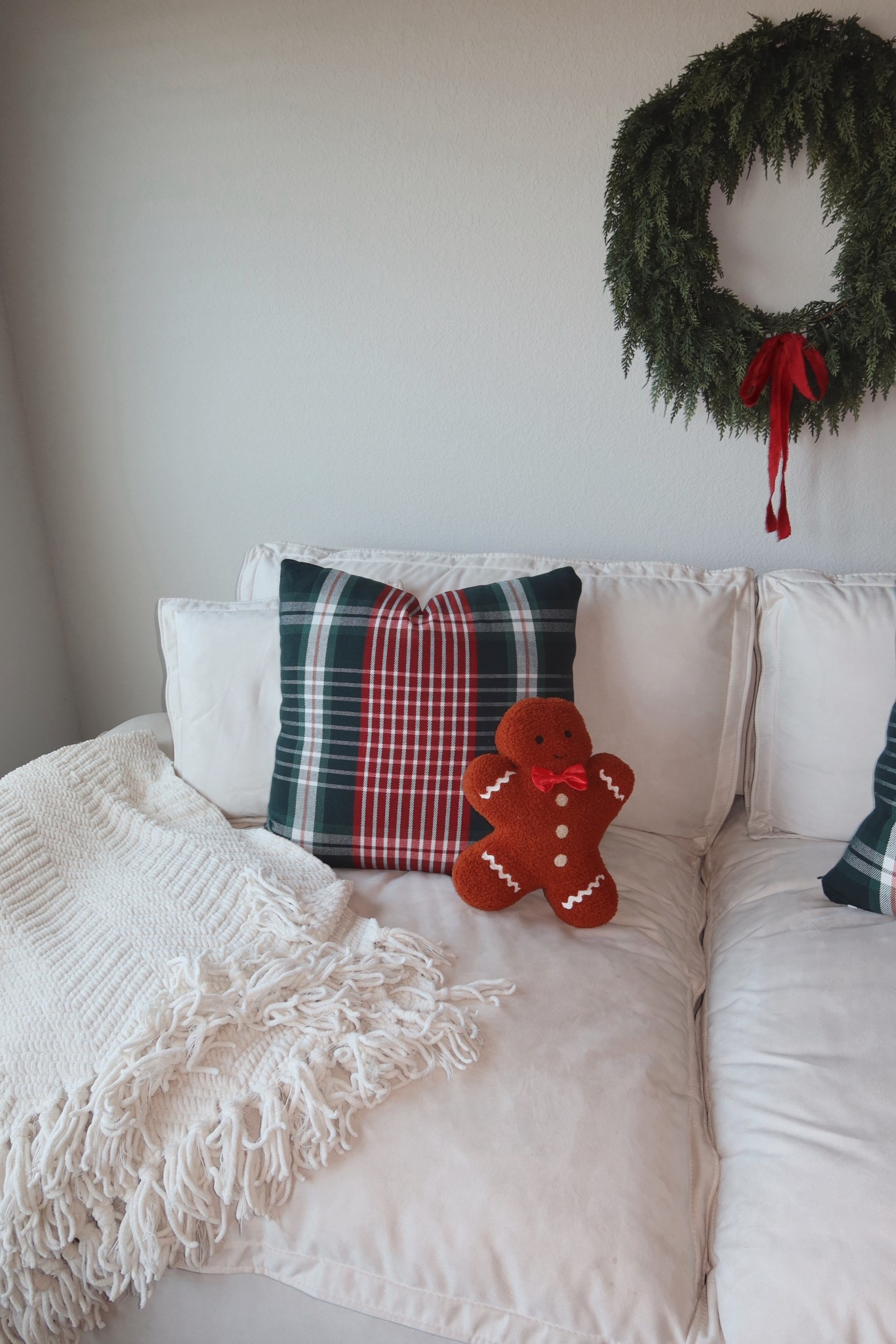 my cozy, affordable couch setup! this couch is actually super easy to clean and sooo soft!!

#LTKSaleAlert #LTKHoliday #LTKHome