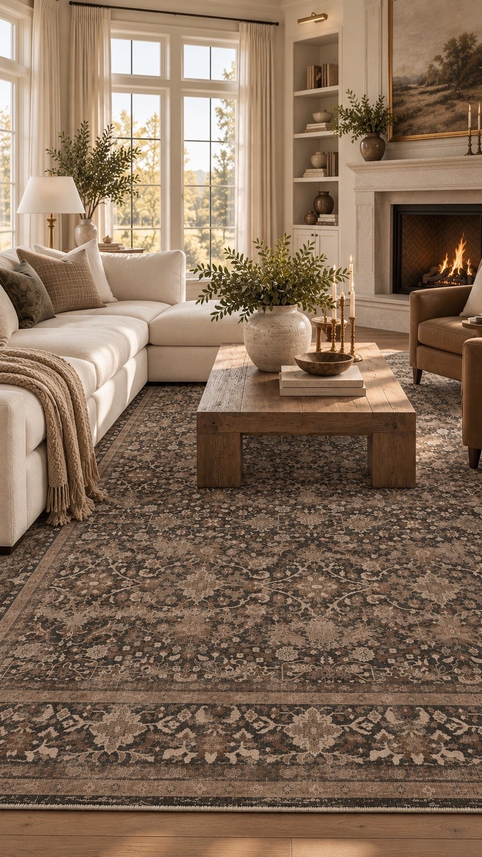Washable rug on Walmart is under $100 today! ✨🤍