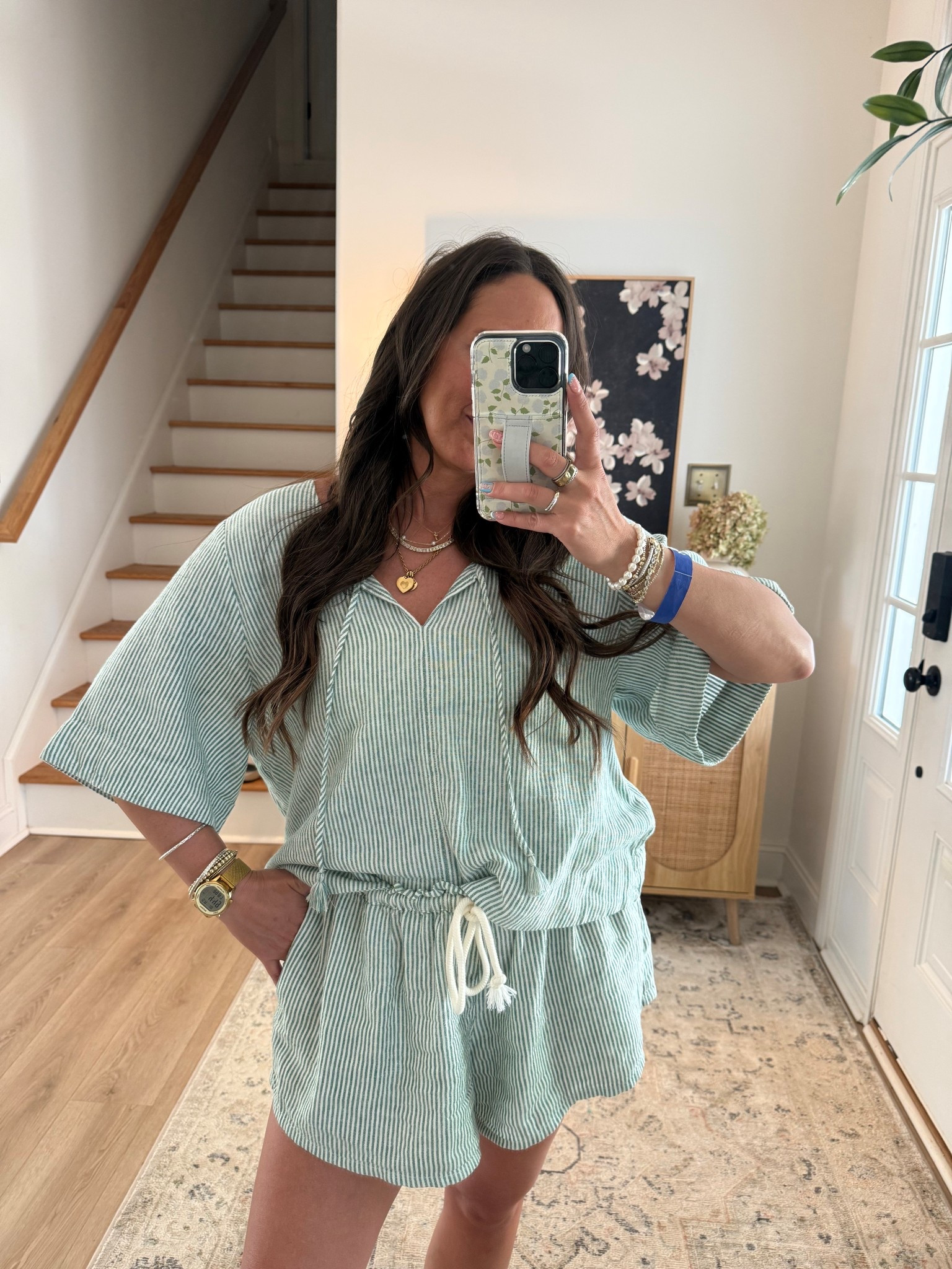 The cutest set from target. I’m wearing a medium in both top and bottoms.

#LTKootd #LTKgrwm #LTKmomlife