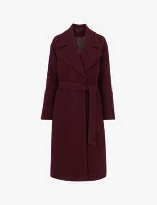 Lorna tie-waist relaxed-fit wool coat | Selfridges