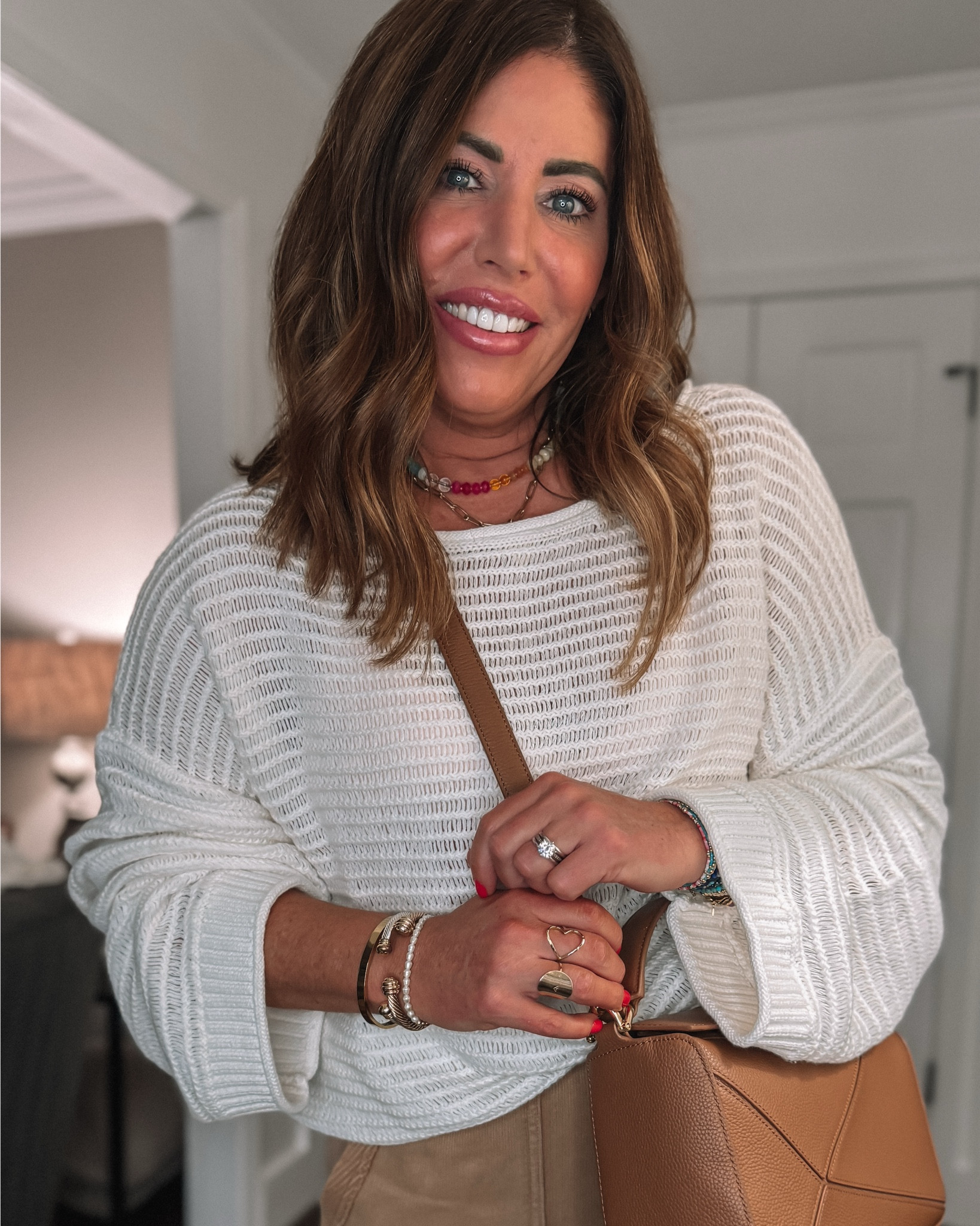 The coziest crochet sweater/ medium
Terry vacay joggers/ small long
Look for less Crossbody bag
Look for less sandals from Amazon



#LTKootd #LTKOver40 #LTKSaleAlert