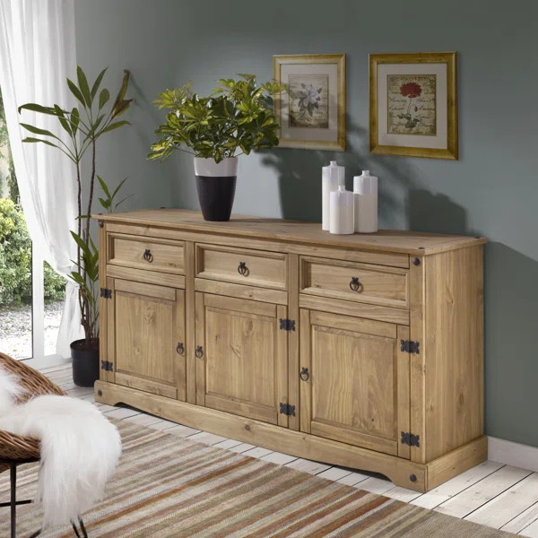 Corona 65.91'' Solid Wood Sideboard | Wayfair North America