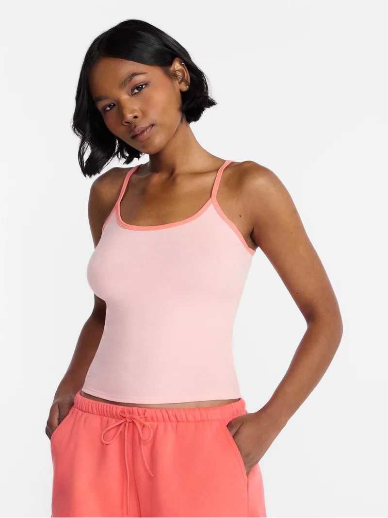 No Boundaries Scoop Cami Top, Women's Sizes XXS-XXL | Walmart (US)
