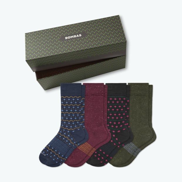 Men's Dress Calf Sock 4-Pack Gift Box | Bombas Socks