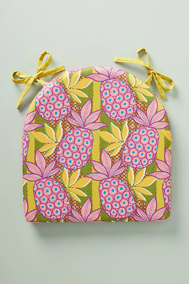 Pineapple Indoor/Outdoor Seat Cushion | Anthropologie (US)