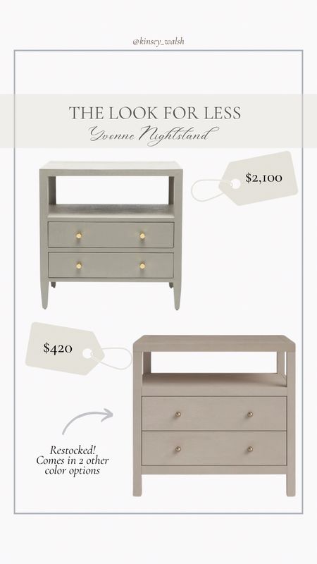 Designer look for last night stands affordable, nightstand, bedside tables, affordable, bedside tables, designer, inspired, furniture, designer, inspired, look, modern, traditional, transitional, style, furniture, bedroom, furniture￼

#LTKstyletip #LTKsalealert #LTKhome
