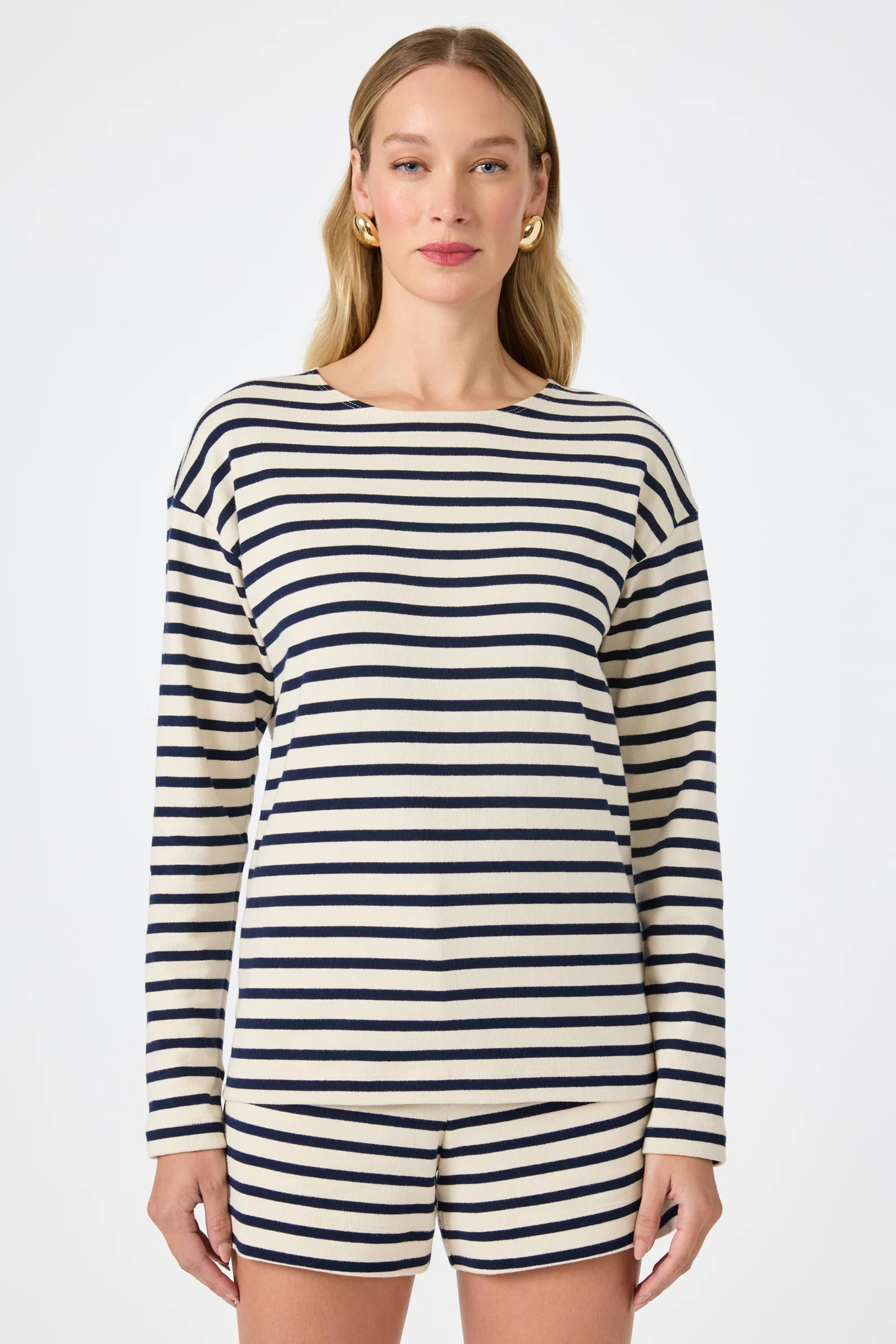 Novena Top - Noh Nightfall Stripe | Trina Turk