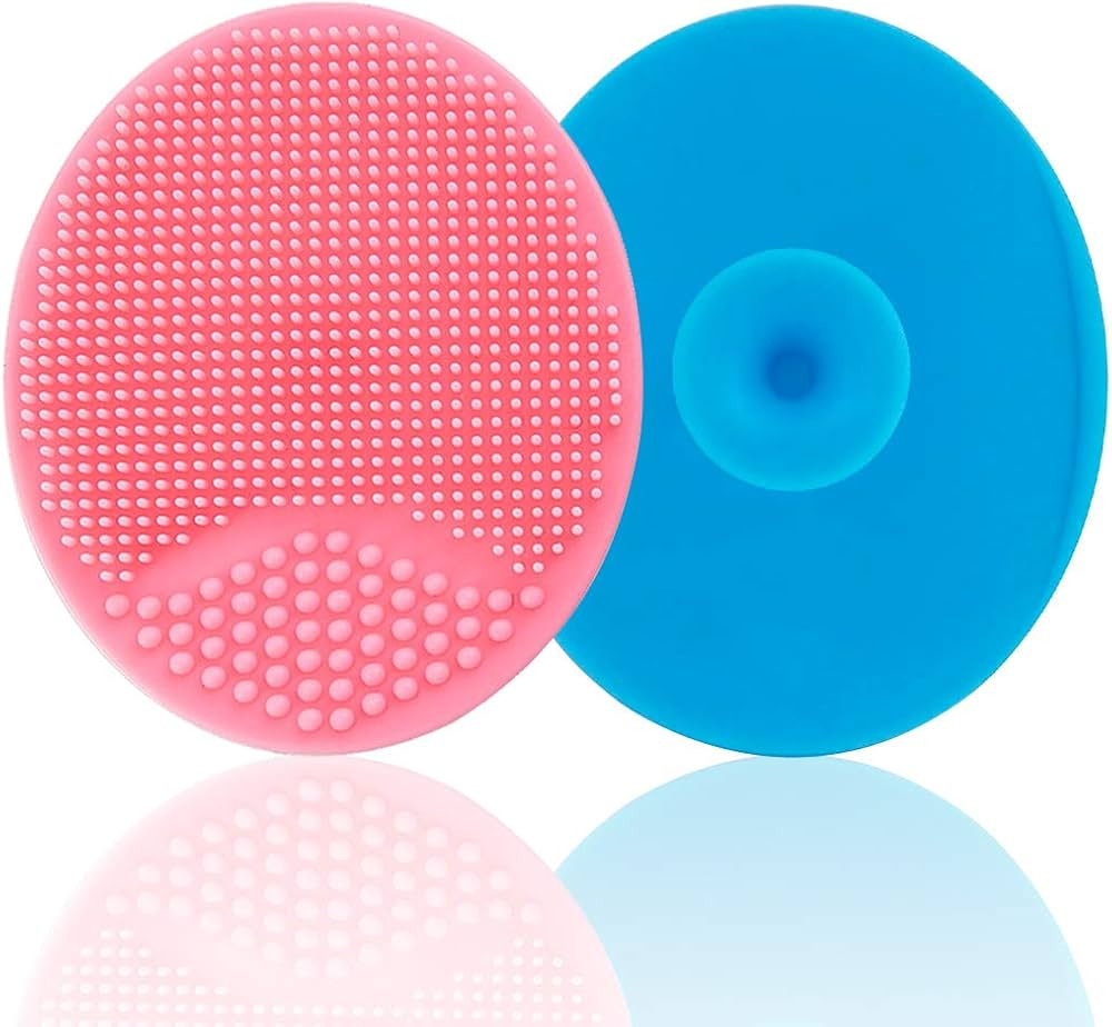 Baby Bath Brush, Baby Cradle Cap Brush, Silicone Massage Brush, Silicone Scrubbers Exfoliator Bru... | Amazon (US)