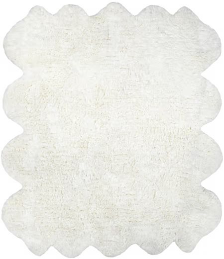 Natural Octo Pelt 6' x 7' Area Rug | Rugs USA