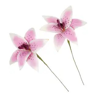 12 Packs: 6 ct. (72 total) Pink Tiger Lily Paper Flowers by Recollections™ | Michaels | Michaels Stores