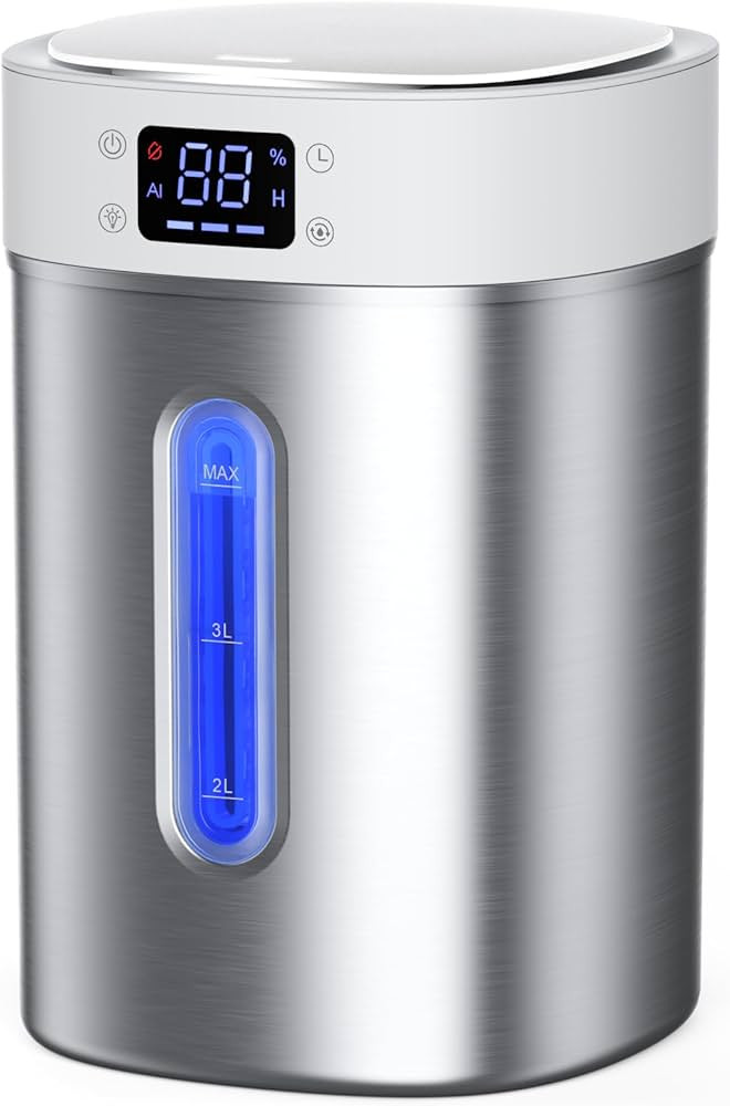Humidifiers for Bedroom Large Room Baby, 4L Ultrasonic Cool Mist Humidifier, 304 Stainless Steel ... | Amazon (US)