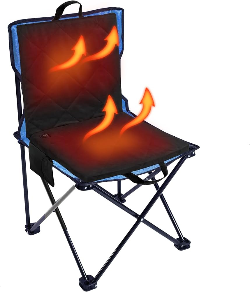 ZUPIIY Heated Stadium Seat Cushion Outdoor, Portable Foldable Seats for Bleachers, 3 Levels Heati... | Amazon (US)