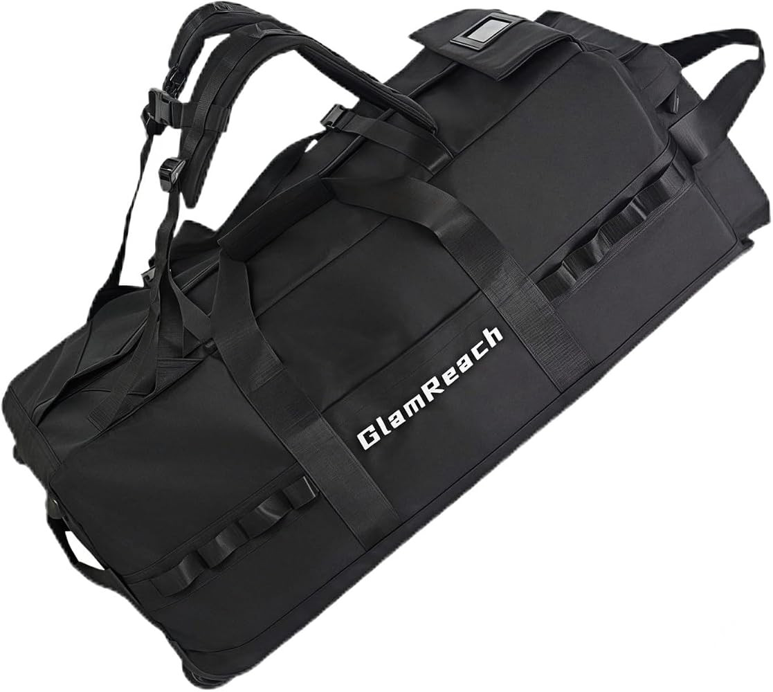 100L Rolling Duffle Bag with Wheels and Handle-Water Repellent Polyester, Duffle Bag for Travel w... | Amazon (US)