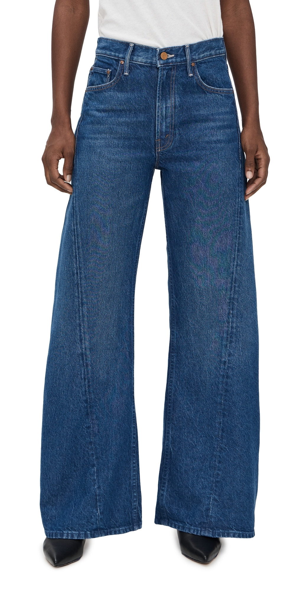 MOTHER The Lemon Twist Sneak Jeans Yes Chef 33 | Shopbop