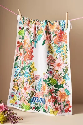 Gardenia Mom Dish Towel | Anthropologie (US)