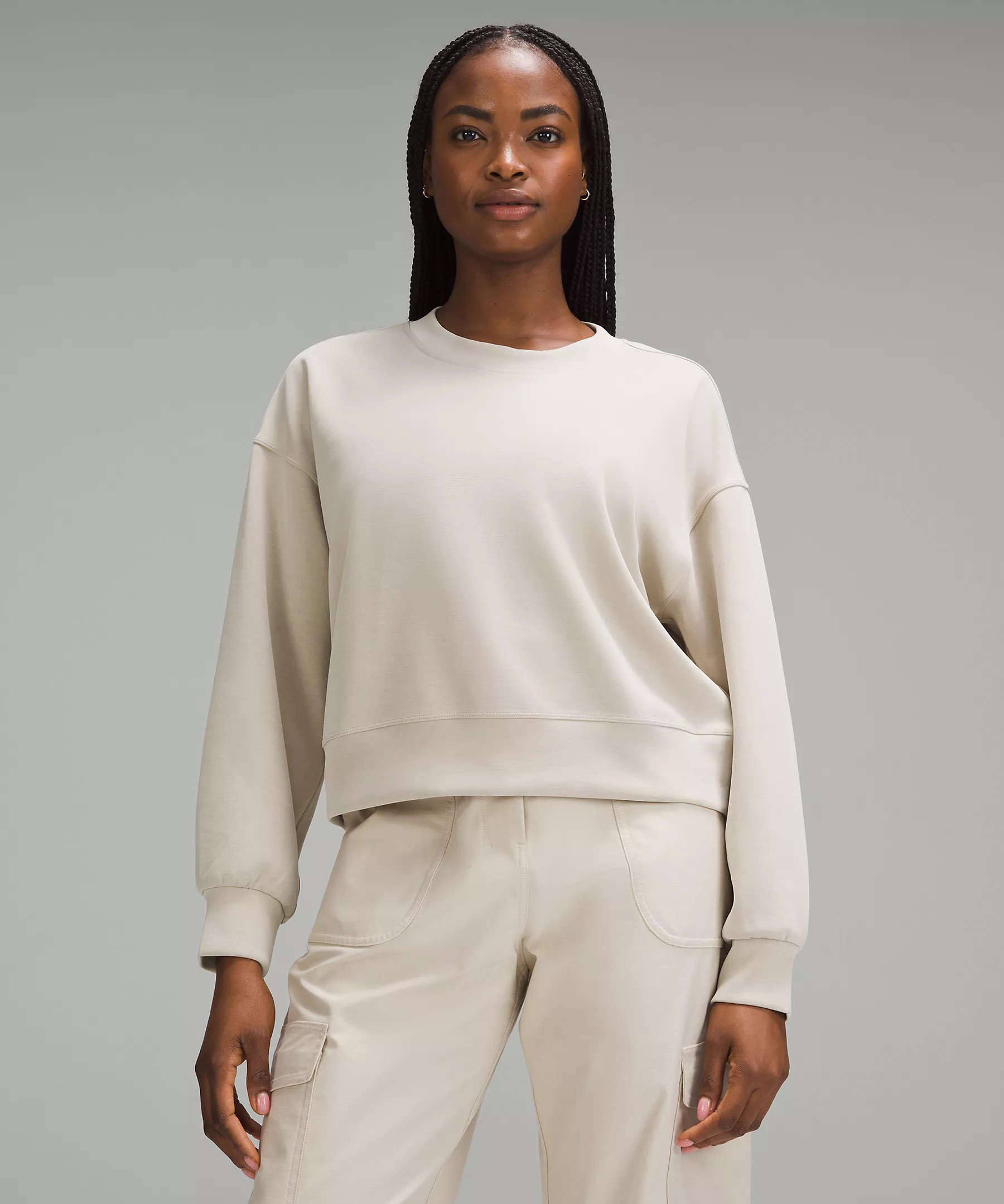 Softstreme Perfectly Oversized Cropped Crew | Women's Hoodies & Sweatshirts | lululemon | Lululemon (US)