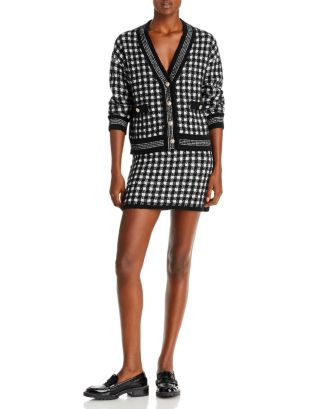 Checkered Knit Mini Skirt - 100% Exclusive | Bloomingdale's (US)