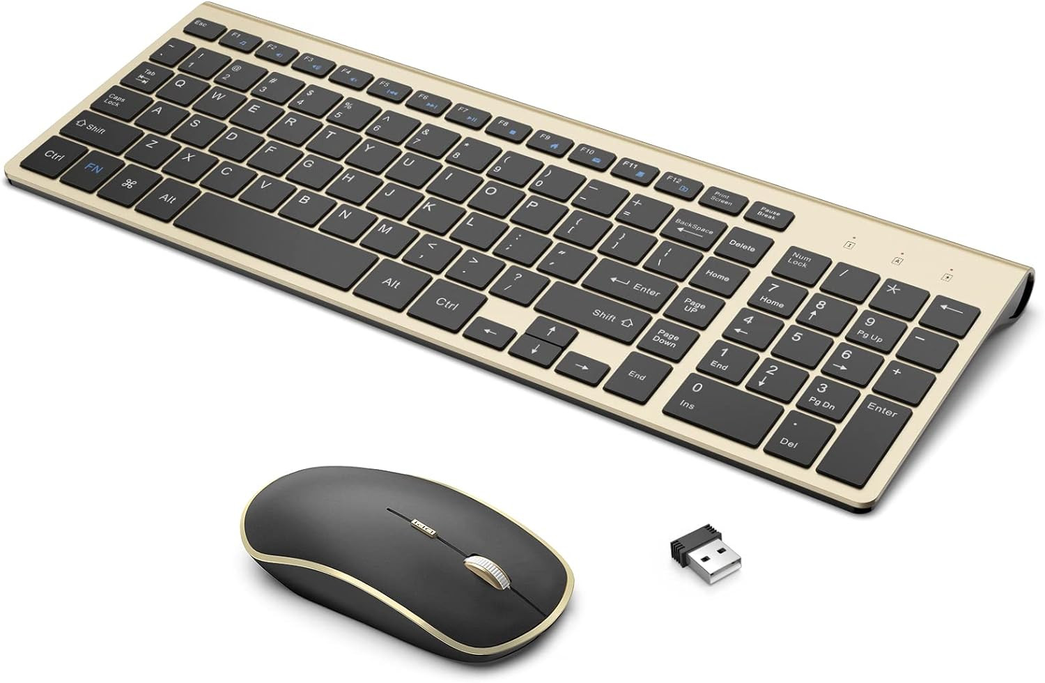 Wireless Keyboard Mouse, J JOYACCESS 2.4G Thin Wireless Computer Keyboard and Mouse, Ergonomic,Co... | Amazon (US)