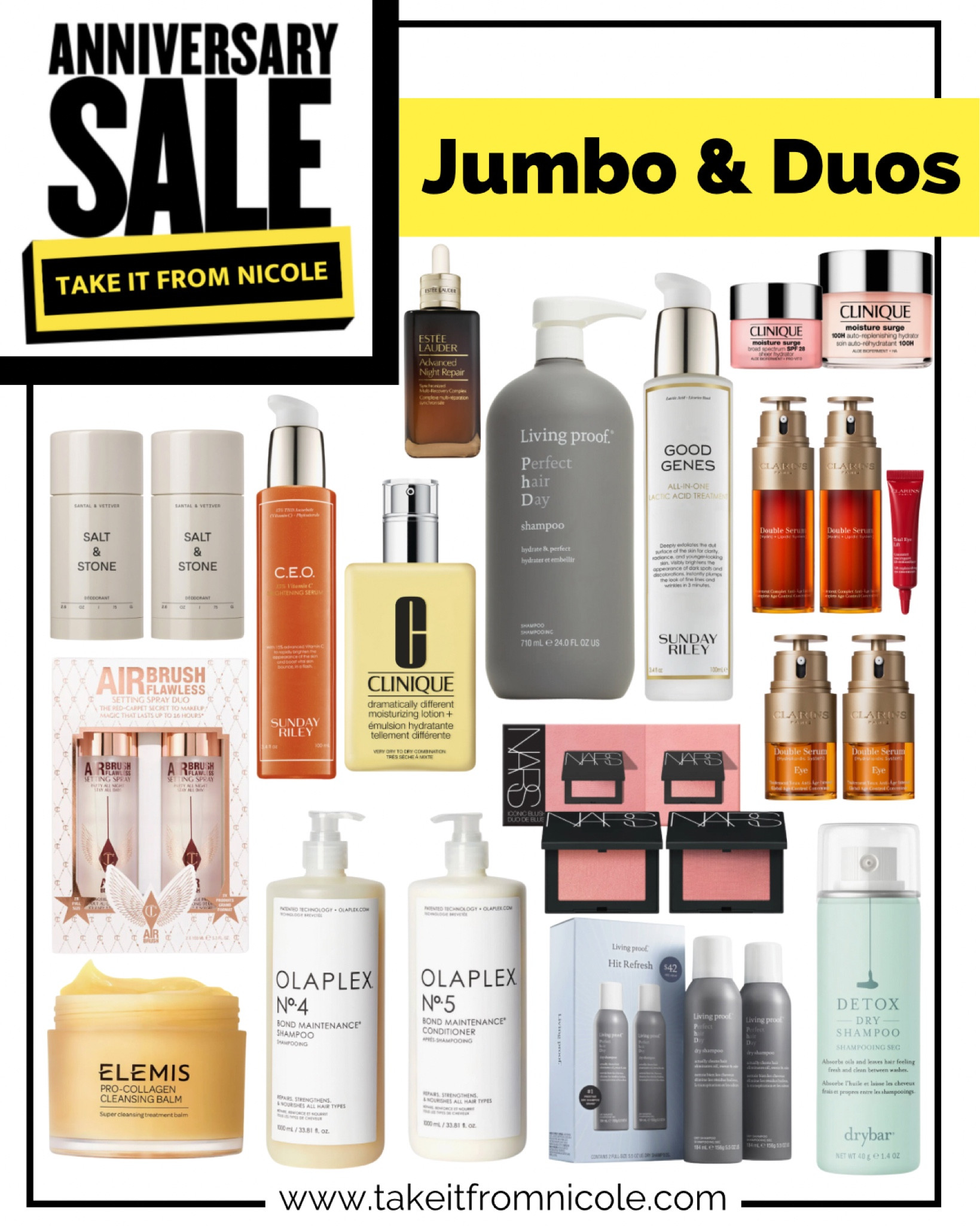 Nsale jumbo & duo beauty deals! 
Nordstrom Anniversary Sale / Nsale / Nordstrom Finds / Sunday Riley / Living Proof / skincare / hair care / olaplex / skincare routine / 

#LTKSaleAlert #LTKxNSale #LTKBeauty