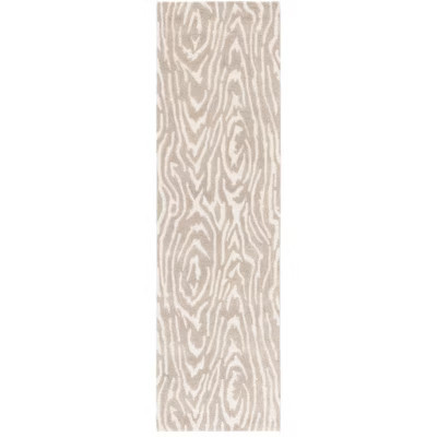 Ebony EBN550 Handmade Tufted Runner Rug - Grey/Ivory - 2'-3" X 8' - Safavieh | Target