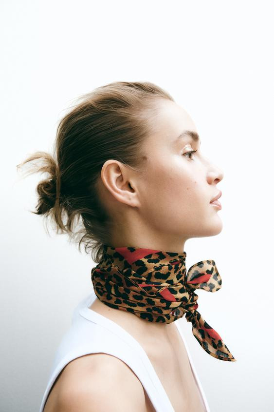 ANIMAL PRINT MODAL SCARF | Zara US