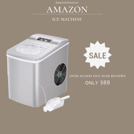 Amazon home | deal of the day | sale | countertop ice maker | ice machine | nugget ice | party ideas | gift ideas 

#LTKhome #LTKSale #LTKunder100