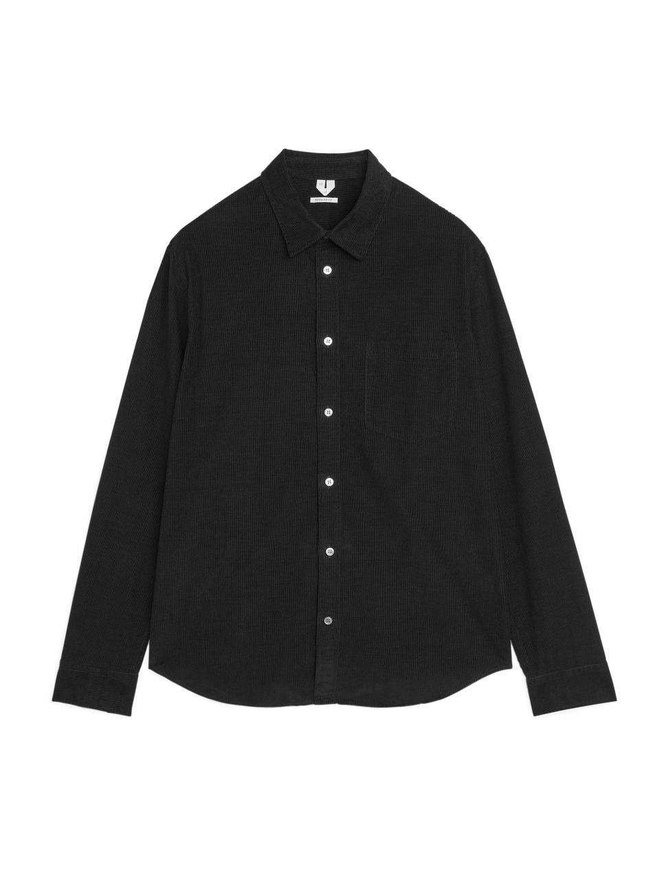 Shirt 5 Corduroy - Black | ARKET (US&UK)