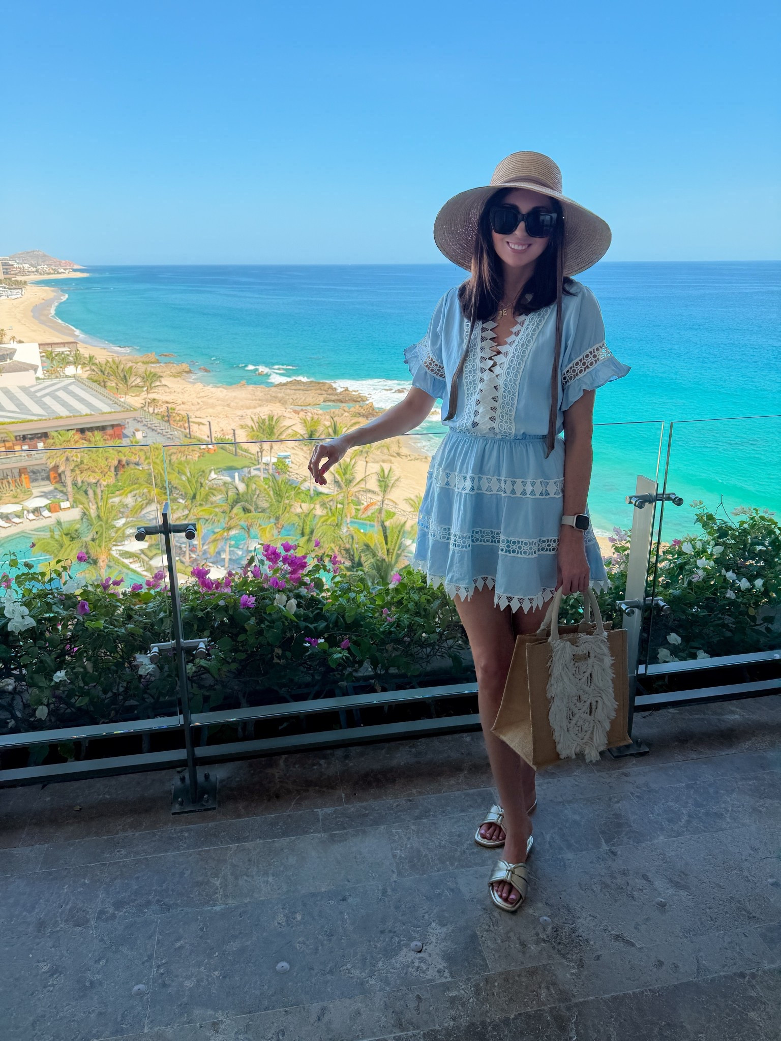 wearing size small. love this dress because i wear it as a dress and a coverup. very versatile for vacay! 🩵

#LTKShoeCrush #LTKTravel #LTKStyleTip