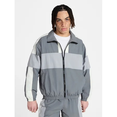 No Boundaries Windbreaker Jacket with Long Sleeves Men s XS-5XL | Walmart (US)