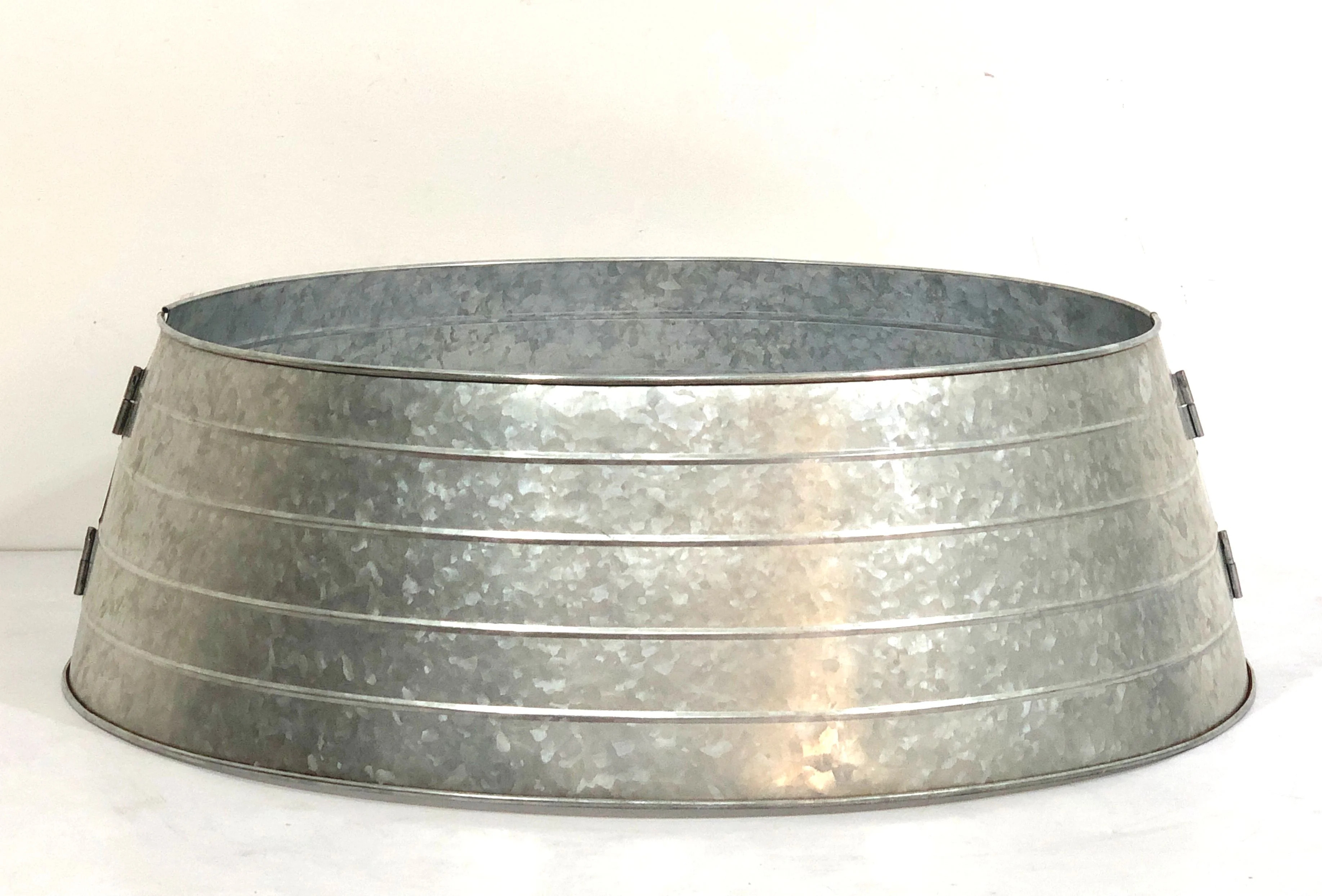 Holiday Time 27 Inch Galvanized Christmas Tree Collar - Walmart.com | Walmart (US)