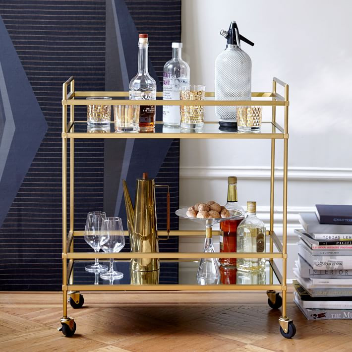 Terrace Bar Cart (28") | West Elm (US)